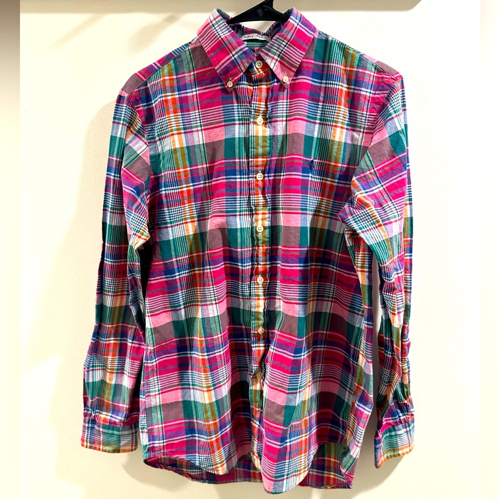 Men’s Polo Ralph Lauren Madras Dress Shirt